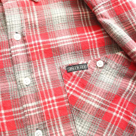 Dickies Plaid Print Flannel Shirt
