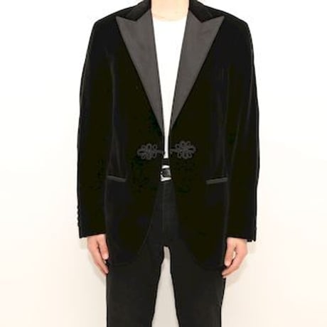 Ralph Lauren Black Velour Jacket  MADE IN ITALY