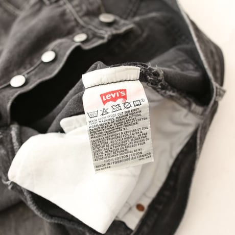 90s Levi's 501 Black Denim Pants MADE IN CANADA