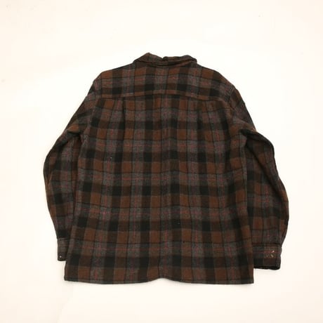 60s Towncraft Wool Plaid Loop Shirt