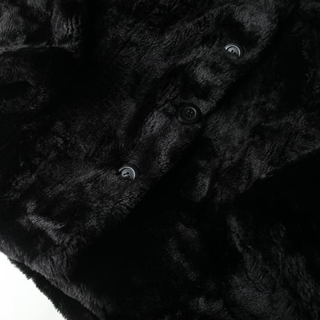 Black Fake Fur Jacket