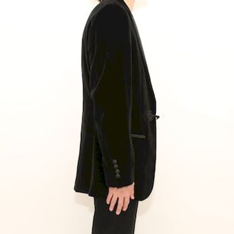 Ralph Lauren Black Velour Jacket  MADE IN ITALY