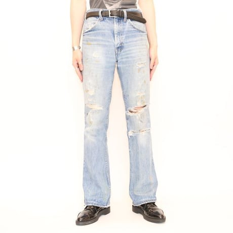 70's JC Penney Plain Pockets Flared Denim Pants