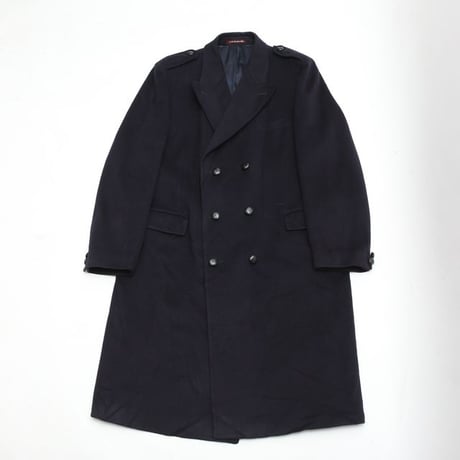 Double Brested Crombie Wool Coat Made In England