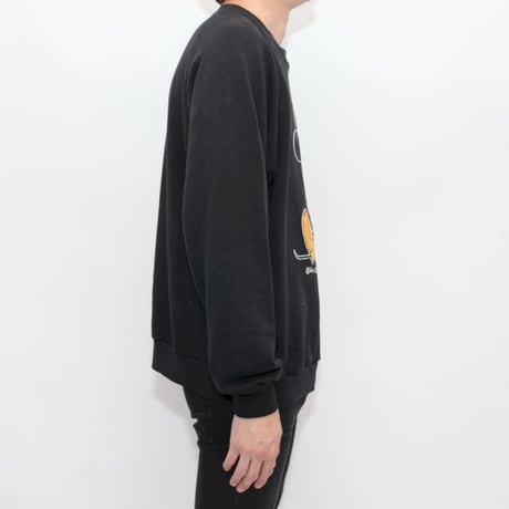 Mickey Flocky Print Sweat Shirt