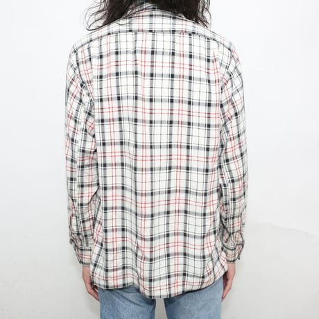 50s Open Collar Gabardine Shirt