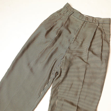 Stripes Silk Pants