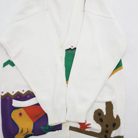 Vintage Cotton Knit Cardigan
