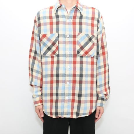 70s BIG MAC Cotton Flannel Plaid Shirt