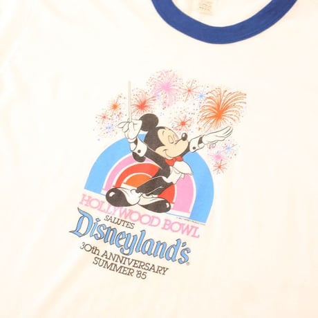 80's Disneyland's Hollywood Bowl Ringer T-Shirt