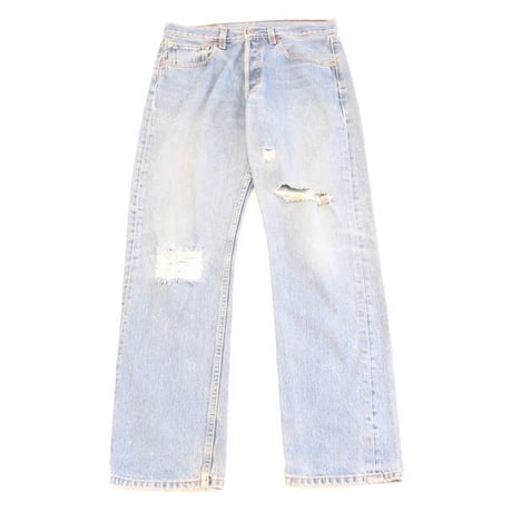 Euro Levi's 501 Damage Denim Pants