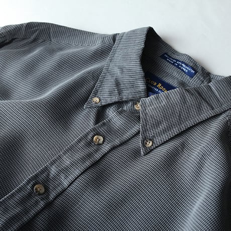 レーヨン千鳥格子シャツ Rayon L/S Shirt