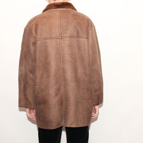 Vintage Mouton Leather Jacket