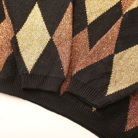Alfred Dunner Lame Knit Sweater
