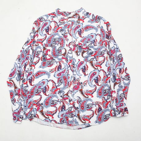Paisley Pattern Rayon L/S Shirt