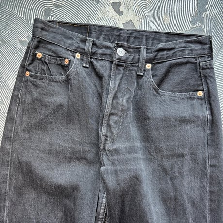 Euro Levi's 501 Black Denim Pants MADE IN BELGIUM