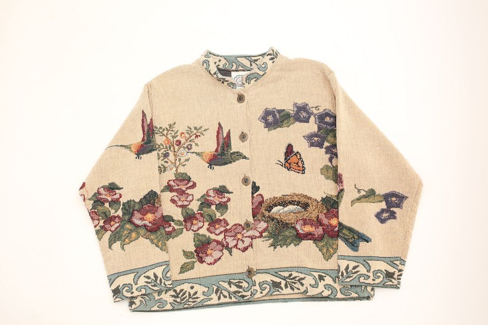 USA製　ゴブラン ニット　SUGAR STREET WEAVERS eaa209956-1.jpg