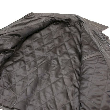 Black Leather Jacket Loose Silhouette