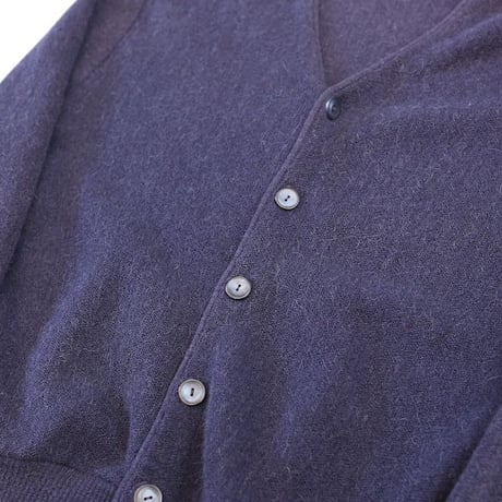 70's Arnold Palmer Alpaca × Wool Knit Cardigan