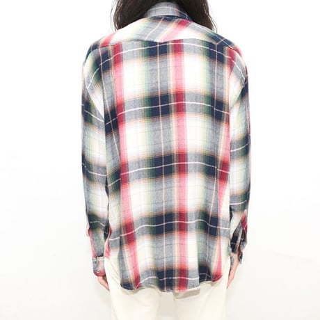 Levi's Ombre Plaid Western Shirt