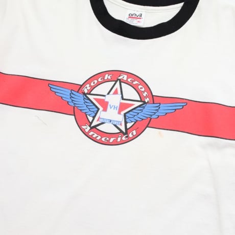 Vintage Ringer T-Shirt "Rock Across America"