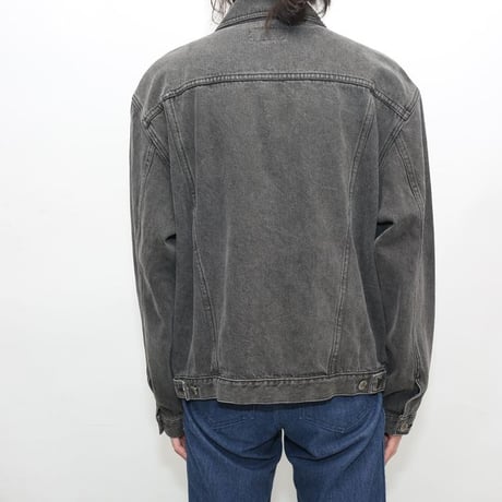 Black Denim Trucker Jacket