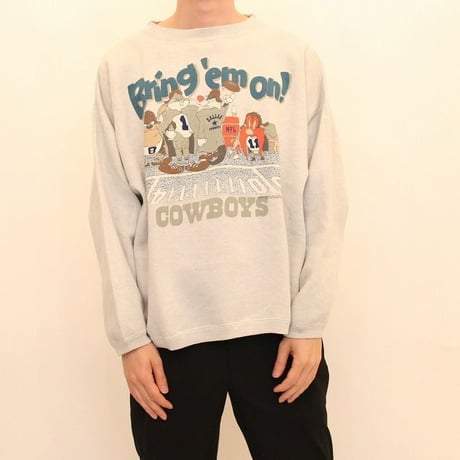 90's Looney Tunes Dallas Cowboys Sweat Shirt