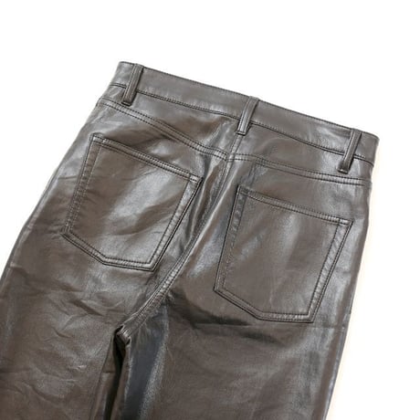 Fake Leather Slim Pants