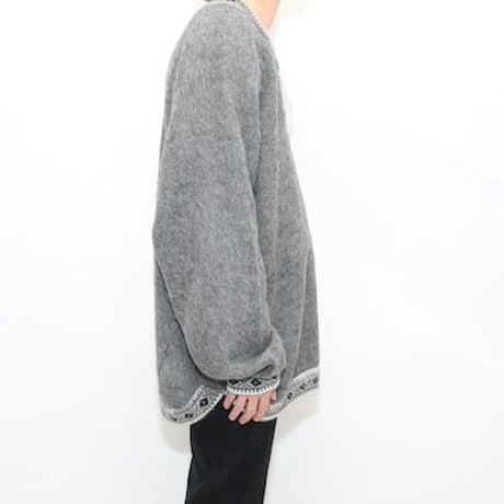 Vintage Lace-up Knit Sweater