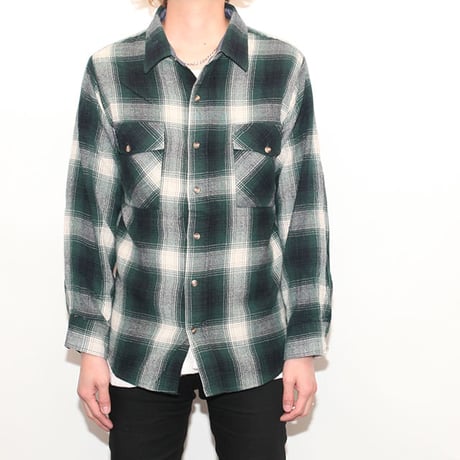 Ombre Check Acrylic L/S Shirt