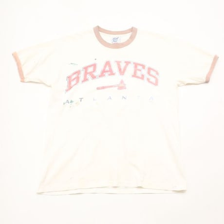 90's Atlanta Braves Ringer T-Shirt