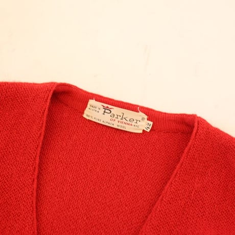 Euro Vintage Parker Of Vienna Alpaca Cardigan