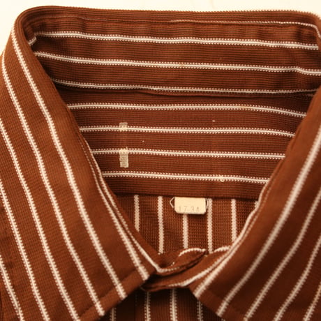 70's Striped Pattern L/S Shirt