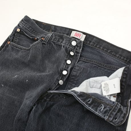 00s Levi's 501 Black Denim Pants MADE IN MEXICO