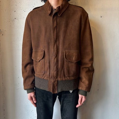A-2 Type Flight Nubuck Jacket MADE IN USA