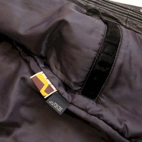 Next Stage Casual Black Leather Coat