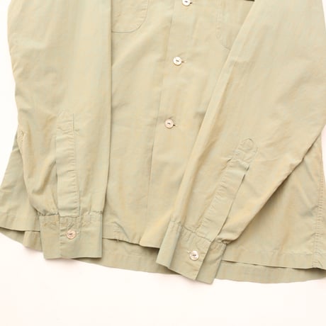 60’s Gayson Cotton Open Collar L/S Shirt