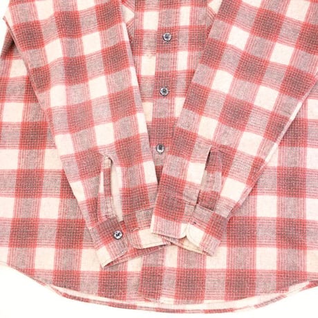 70's Sears Checked Flannel L/S Shirt