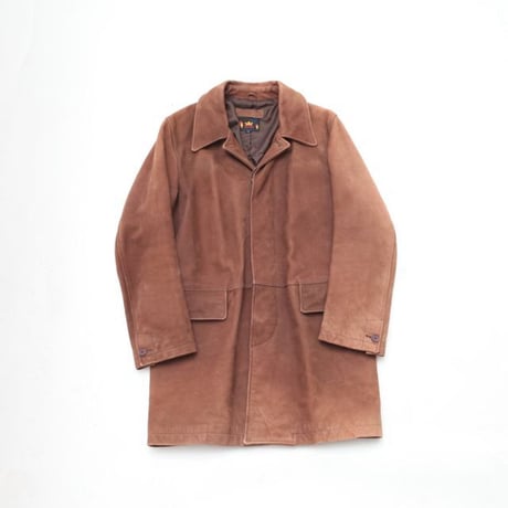 Vintage Nuback Leather Coat