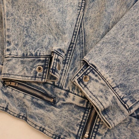 80's Stefano Sportswear Denim Riders Jacket