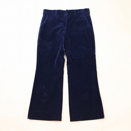 Velvet Boots-cut Pants
