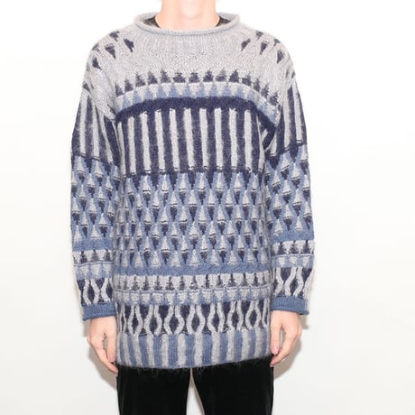 Vintage Geometick Wool Sweater