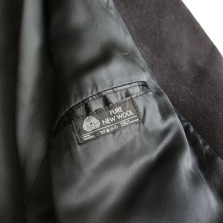 Vintage Pure New Wool Coat Made in England