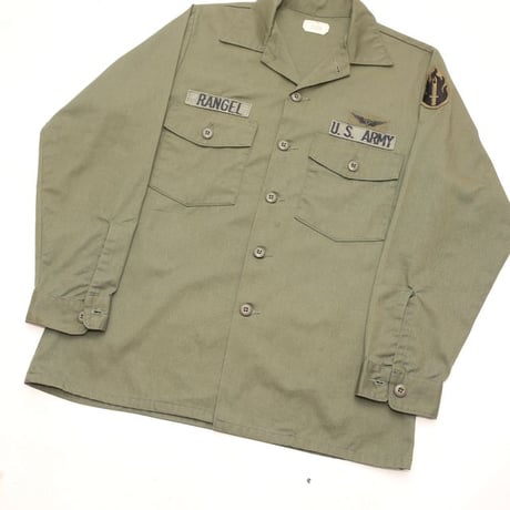 80s US.ARMY OG507 Utility Shirt
