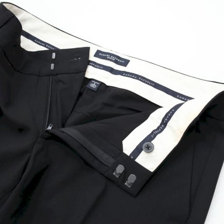 Black Flared Slacks Pants
