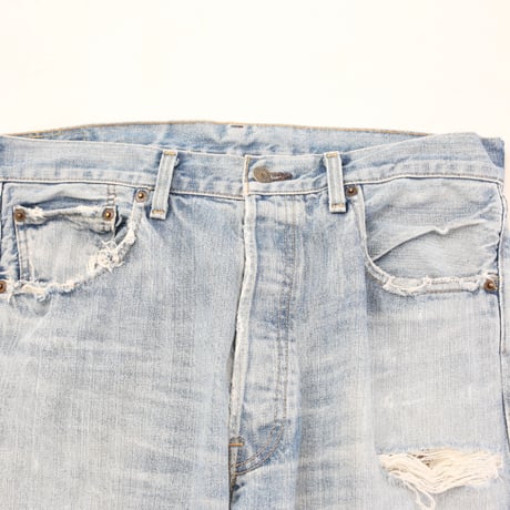 Levi's 501 Red Line Damage Denim Pants