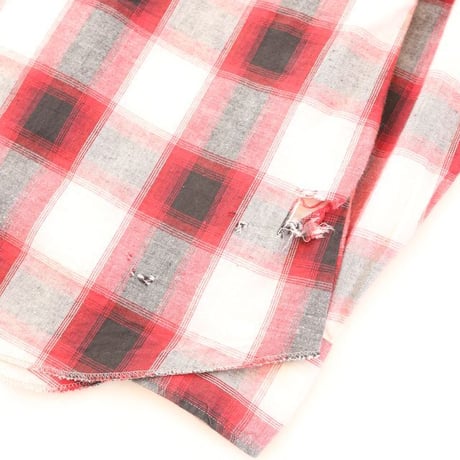 70's HbarC Ombre Checked Western L/S Shirt