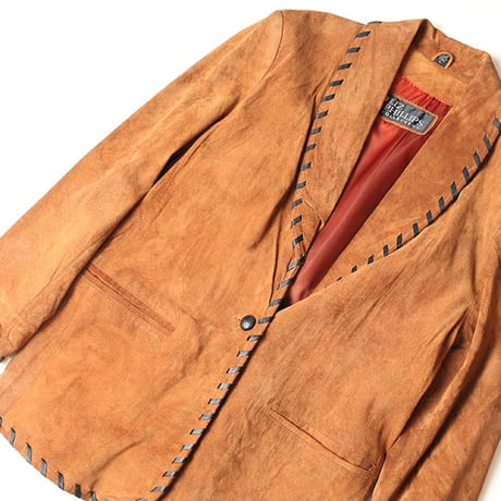 Suede Piping Jacket