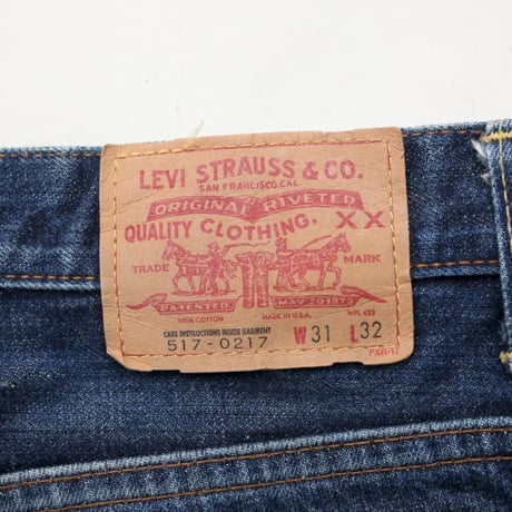 Levi's 517 Denim Pants  MADE IN USA