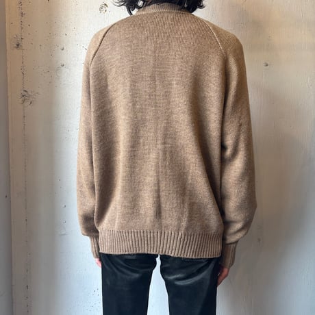 Tundra Suede × Wool Knit Cardigan MADE IN CANADA